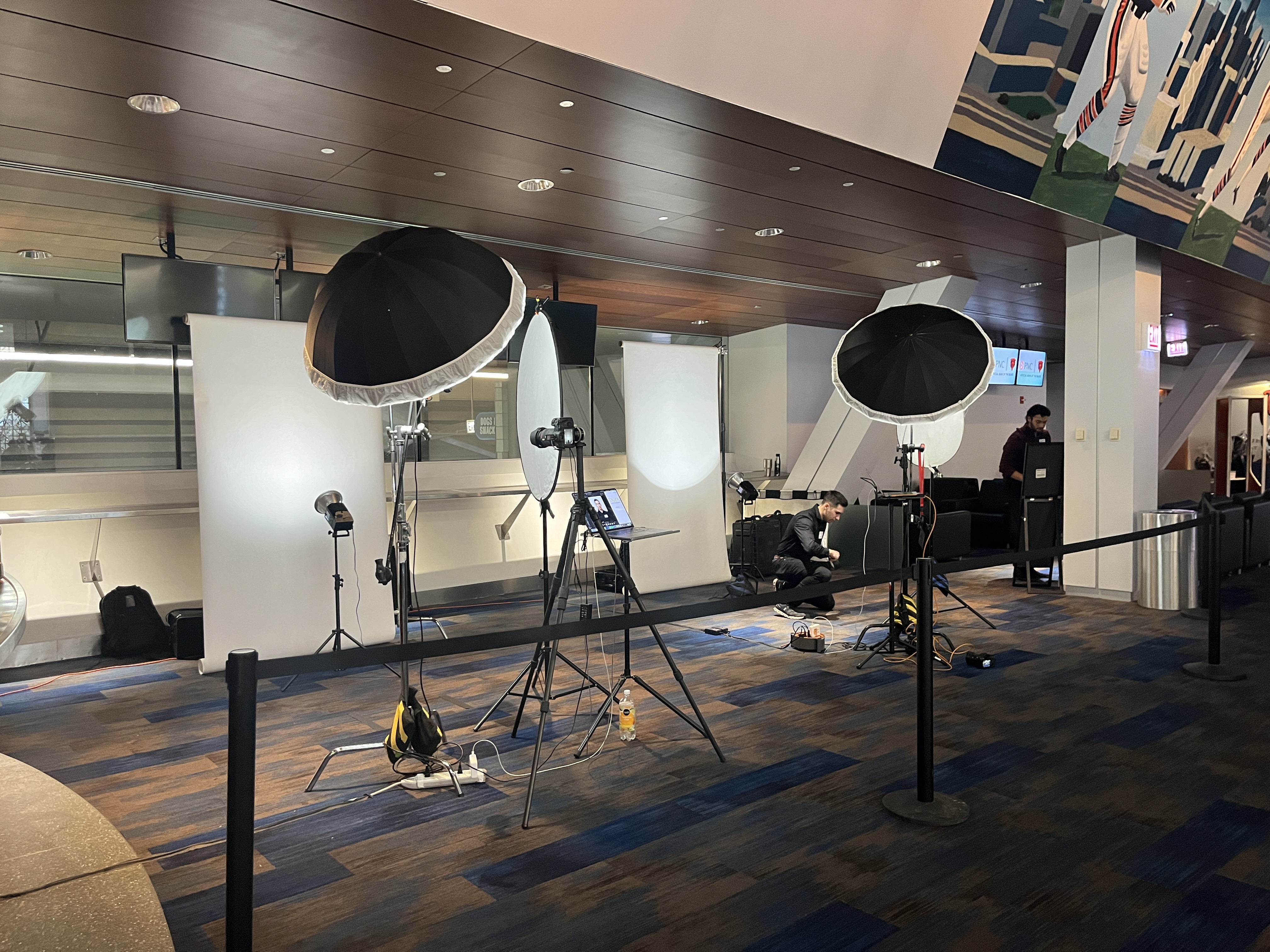 Corporate event headshot photographer booth for PNC company meeting photography nationwide