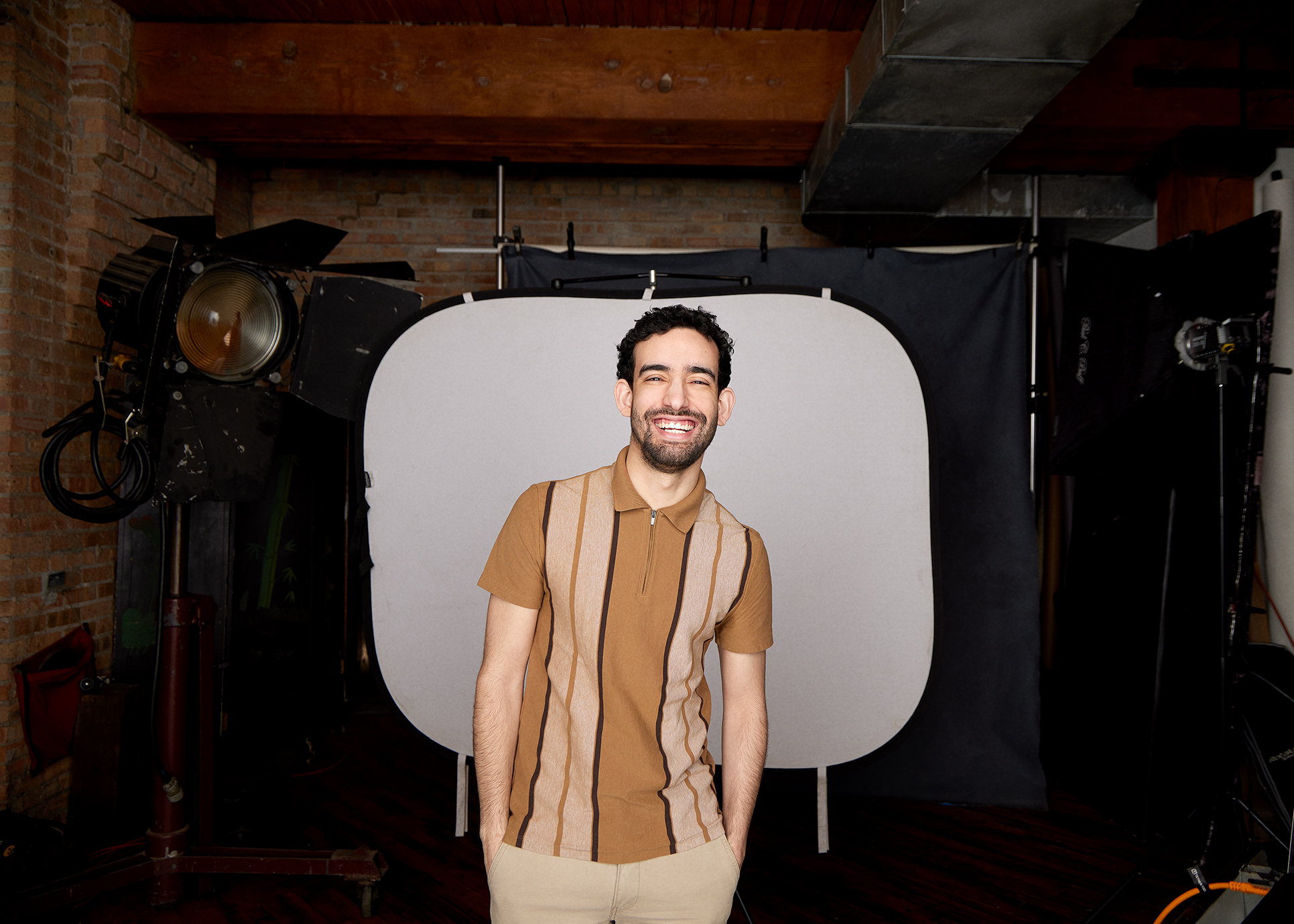 Professional Chicago headshot photography behind the scenes first capture