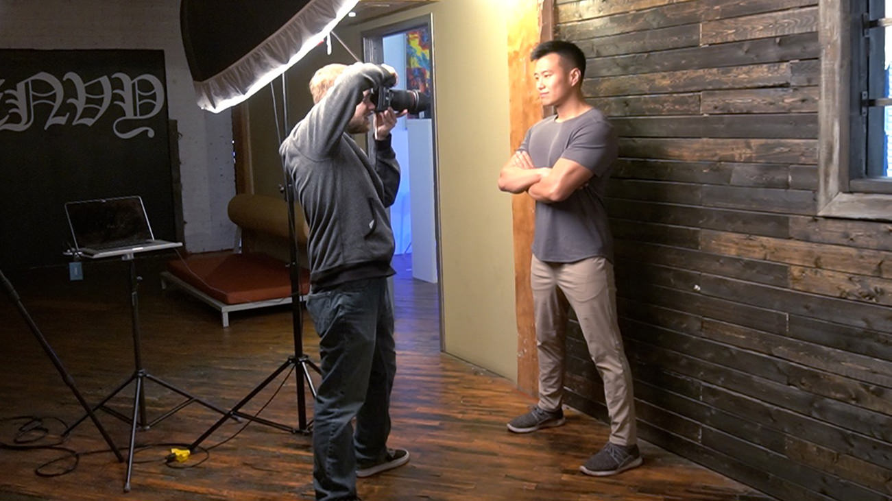 Chicago professional headshot photography behind the scenes first shot - example 23