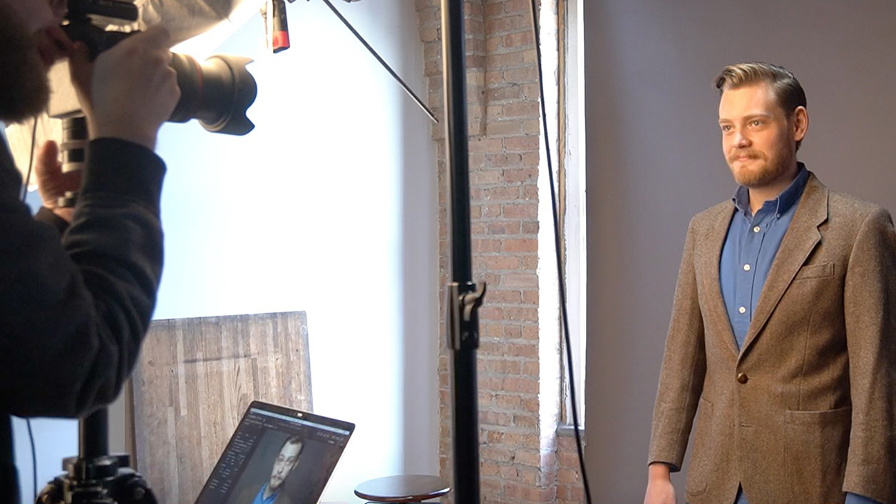 Chicago professional headshot photography behind the scenes first shot - example 28