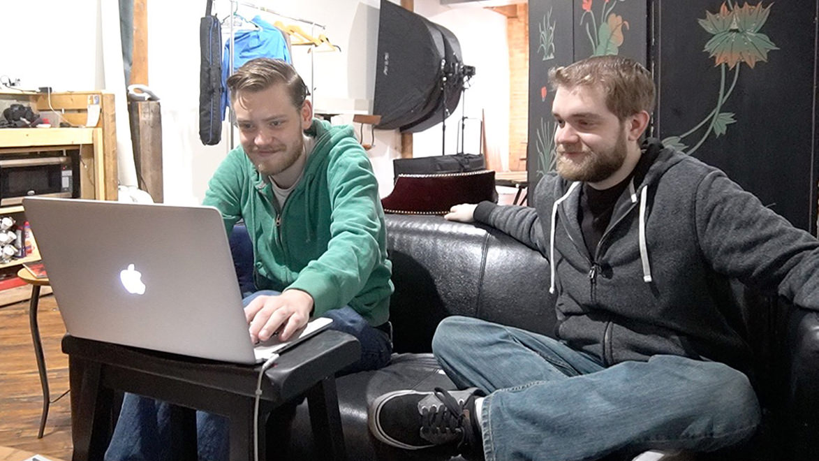 Chicago professional headshot photography behind the scenes first shot - example 2