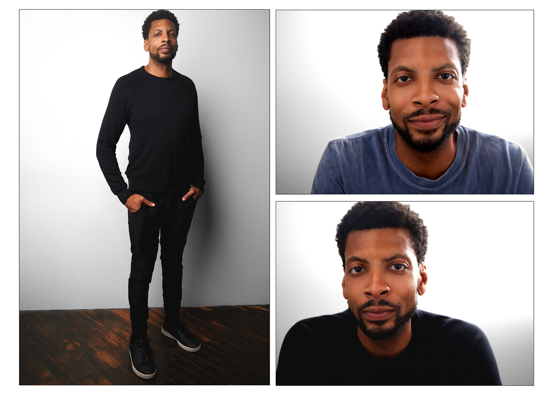 Chicago professional acting headshot photography multiple looks portfolio