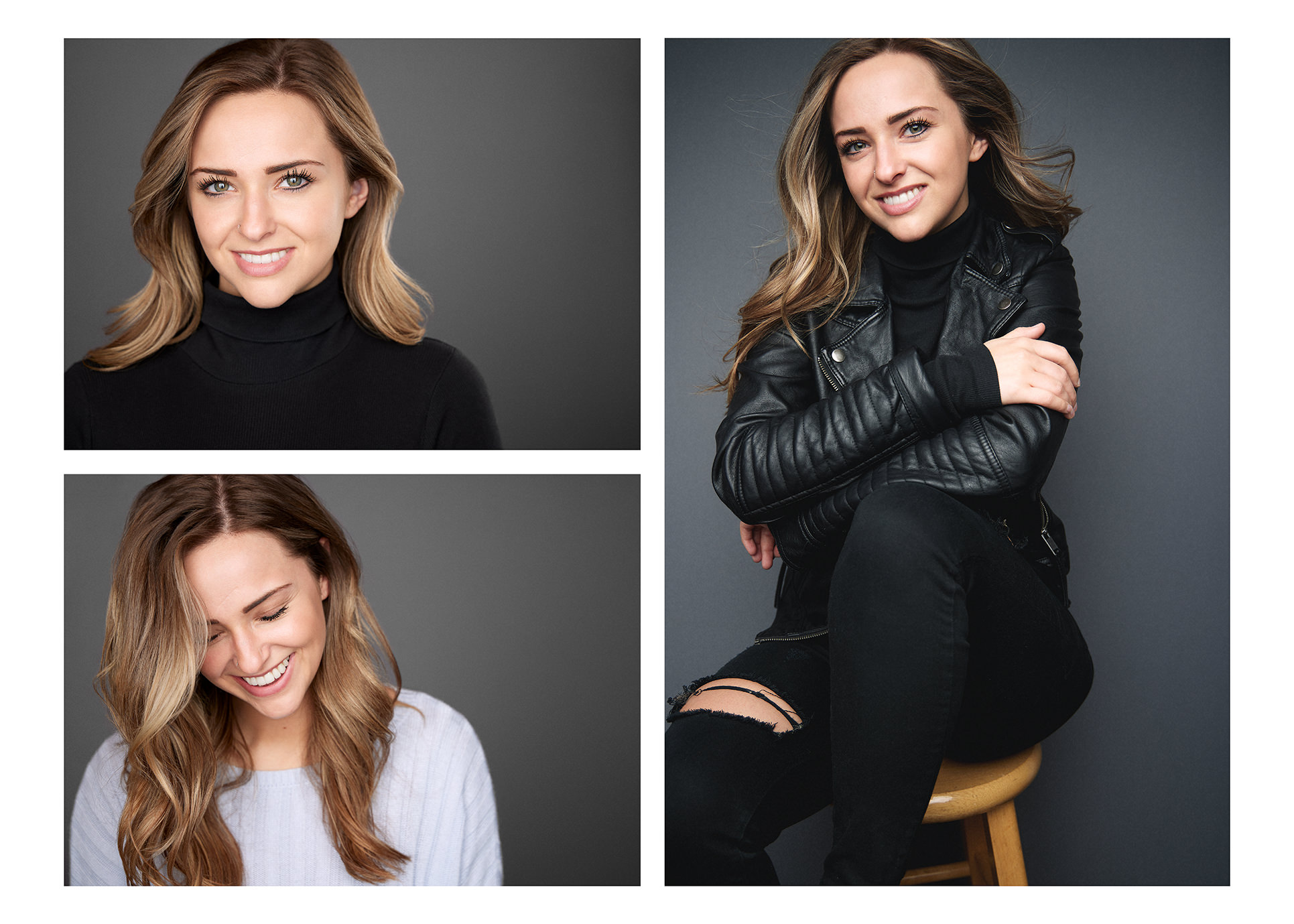 Chicago acting headshot photography multiple looks actor portfolio