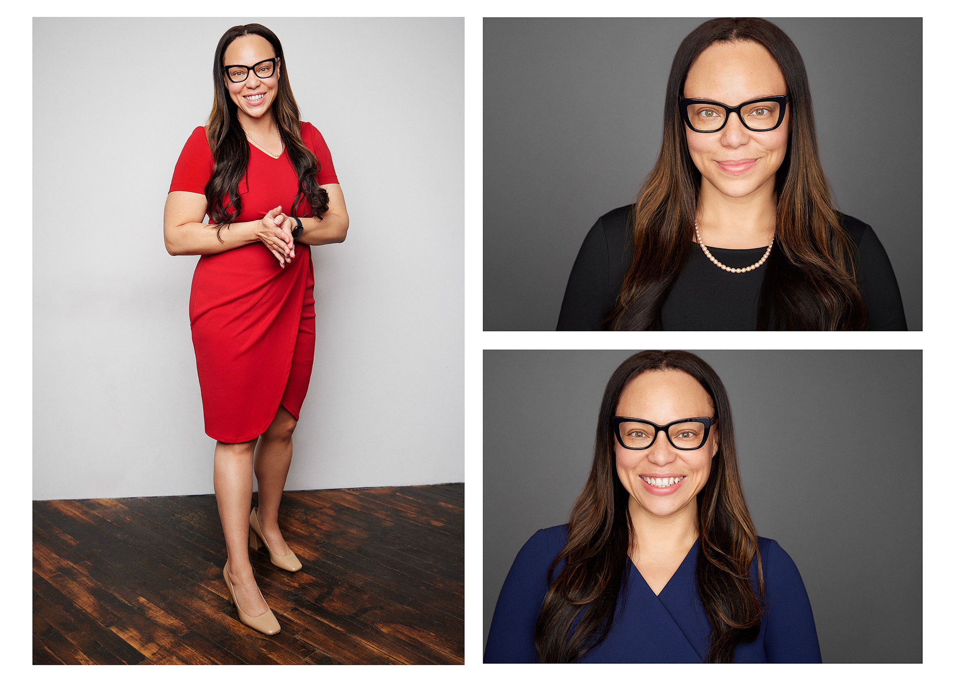 Professional corporate headshot Chicago business multiple looks portfolio
