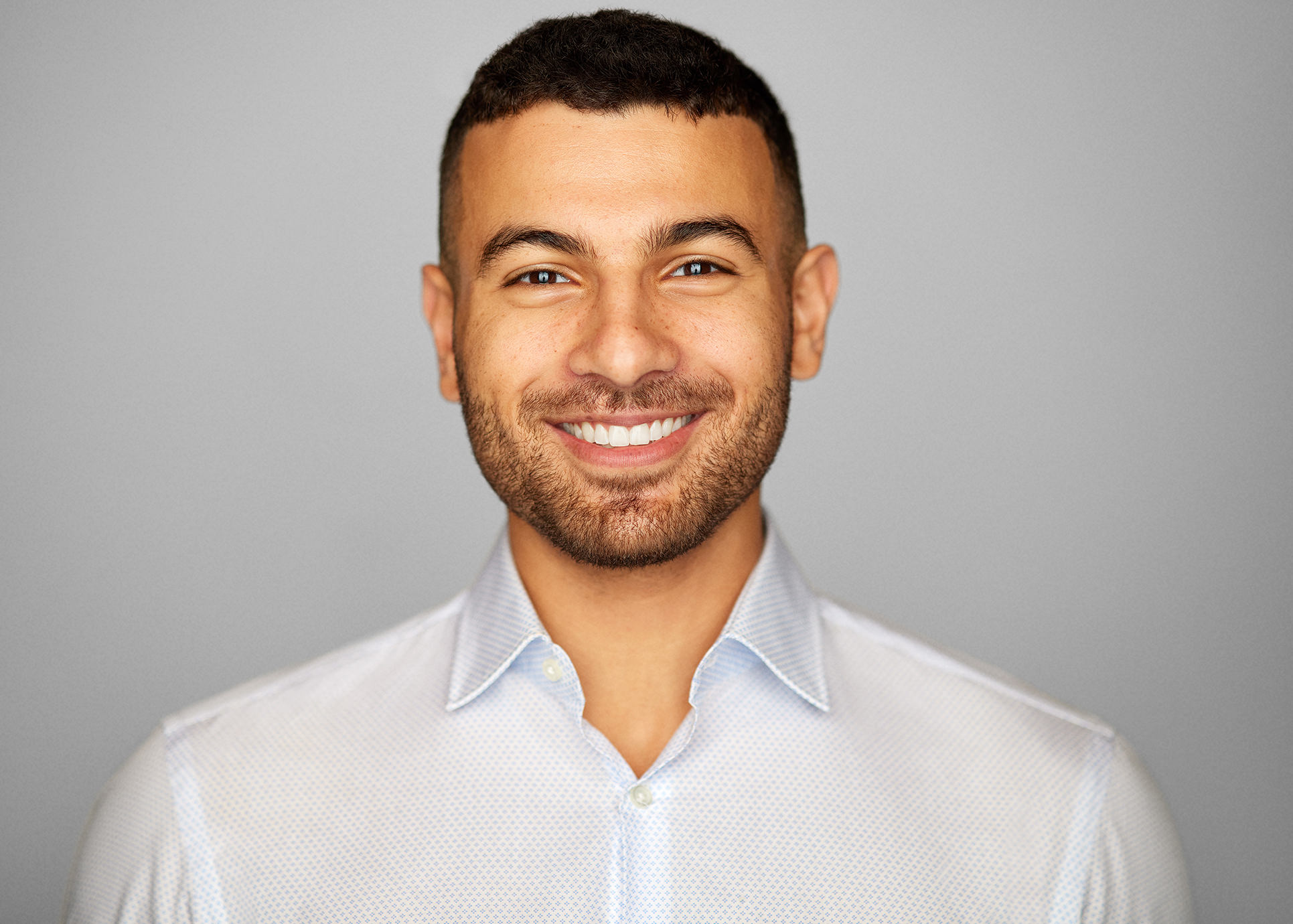 Chicago professional business headshot white background corporate photography