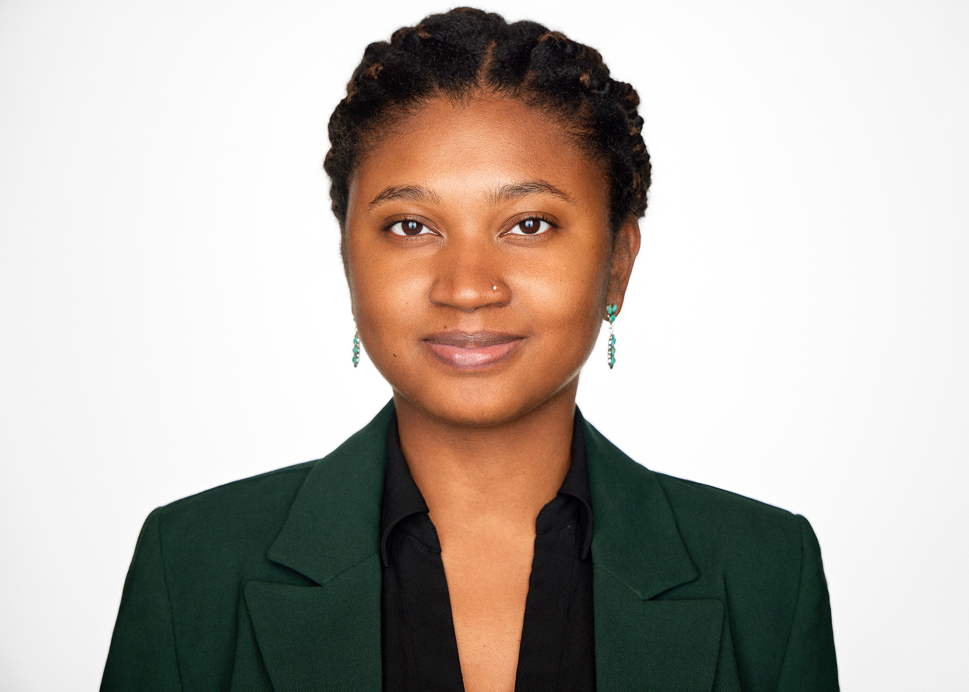 Professional business headshot Chicago white background corporate photography