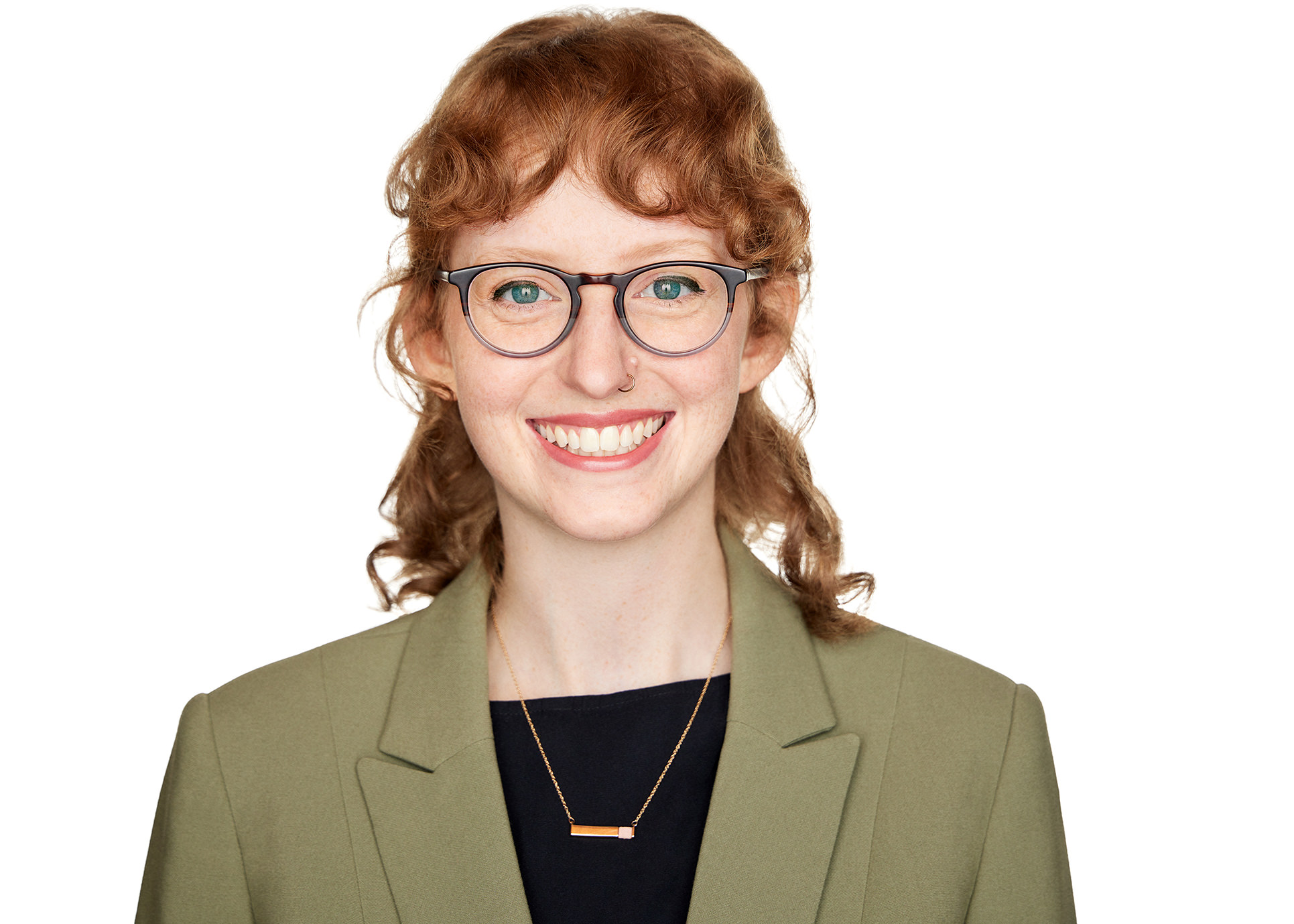 Professional business headshot Chicago white background corporate photography